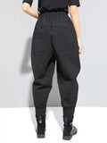 Pantalon Gothique Noir à Zips Avant – Style Alternative Urbain