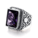 Gothic Signet Ring in Silver