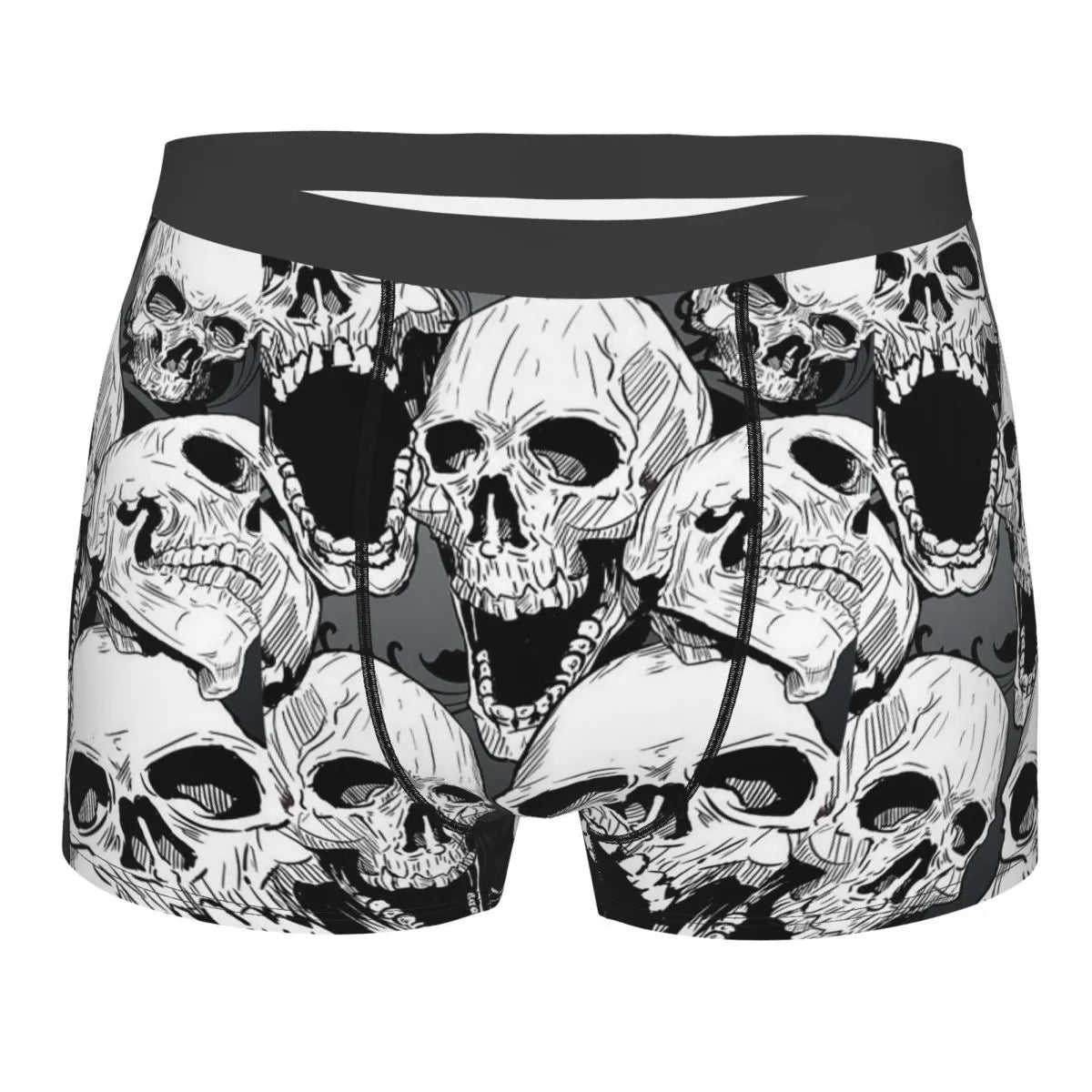 Gothic Boxer Shorts Laughing Skull & L'Antre Gothique