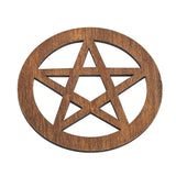 Pentagramme d'Autel Gothique en Bois