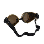 Runde Gothic-Steampunk-Sonnenbrille