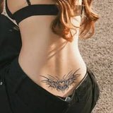 Tatouage Gothique Temporaire Herbal Succubus