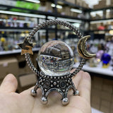 Support Boule de Cristal en Métal Gothique