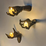 Set de 3 Chandelier Mains d'Horreur Gothique - Antre Gothique