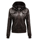 Veste Gothique Moto Simili Cuir