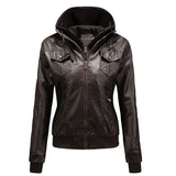 Veste Gothique Moto Simili Cuir