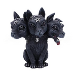 Statuette Gothique Décorative Chien à Trois Têtes - Antre Gothique