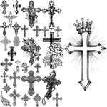 Tatouage Croix Gothiques - Antre Gothique