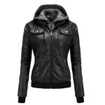 Veste Gothique Moto Simili Cuir - Antre Gothique