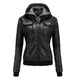Veste Gothique Moto Simili Cuir - Antre Gothique