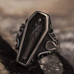 Gothic Ring<br> Vampire Coffin 