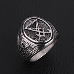 Gotischer Ring<br> Siegel von Luzifer 