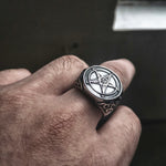 Gotischer Ring<br> Siegel von Baphomet