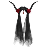 Gothic Headband<br> Pink &amp; Elegant Veil