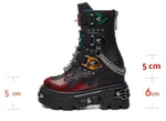 Gothic Boot<br> Metal Chain Rivet