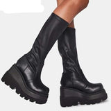Gothic Boot<br> Wedge Sole