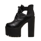 Gothic Heeled Shoe<br> Square
