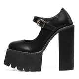 Gothic Heeled Shoe<br> Mary Jane