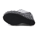 Gothic-Schuh mit Absatz<br> Transparent