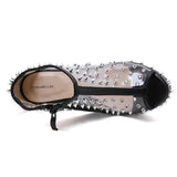 Gothic Heeled Shoe<br> Transparent