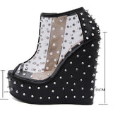 Gothic Heeled Shoe<br> Transparent