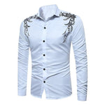 Chemise Gothique <br /> Noire Ajustée