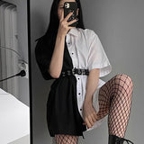 Gothic Shirt<br> Black White 