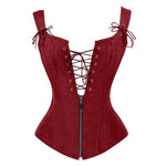 Gothic Corset<br> In Faux Leather 