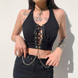 Gothic Tank Top<br> Chain