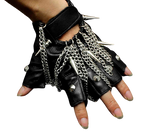 Gotischer Handschuh<br> Kette und Niete
