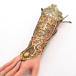 Gothic Glove<br> Golden medieval