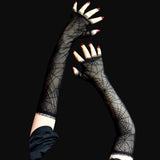 Gotischer Handschuh<br> Spinnennetz