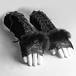 Gothic-Handschuhe<br> Samt