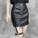 Gothic Skirt<br> Leather