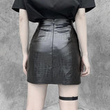 Gothic Skirt<br> Leather