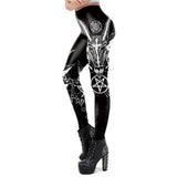 Gothic Leggings<br> Baphomet 