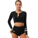 Gothic Swimsuit<br> Front Zipper