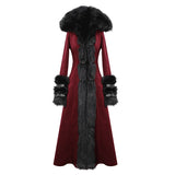 Gothic Coat<br> Hooded Velvet