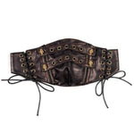 Gothic Mask<br> Brown Leather