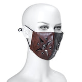Gothic Mask<br> Red and Gray