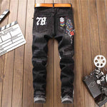 Gothic Pants<br> Distressed Skull