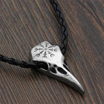 Pendentif Gothique <br /> Crâne Corbeau