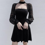 Gothic-Kleid<br> Lange lange Ärmel