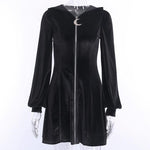 Gothic Dress<br> Black Velvet