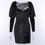Gothic-Kleid<br> Vintage-Samt