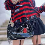 Gotische Handtasche<br> Spinnenbisse