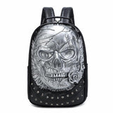 Gothic Backpack<br> Raging Skull
