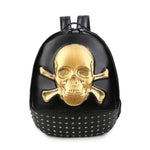 Gothic Backpack<br> Black Leather