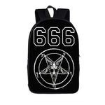 Sac à Dos Gothique <br /> Symbolisant Satan - L'Antre Gothique