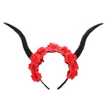 Gothic Headband<br> Red rose